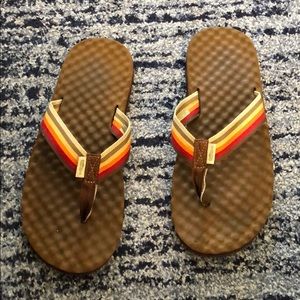 Simple Biodegradable Brown Flip Flops